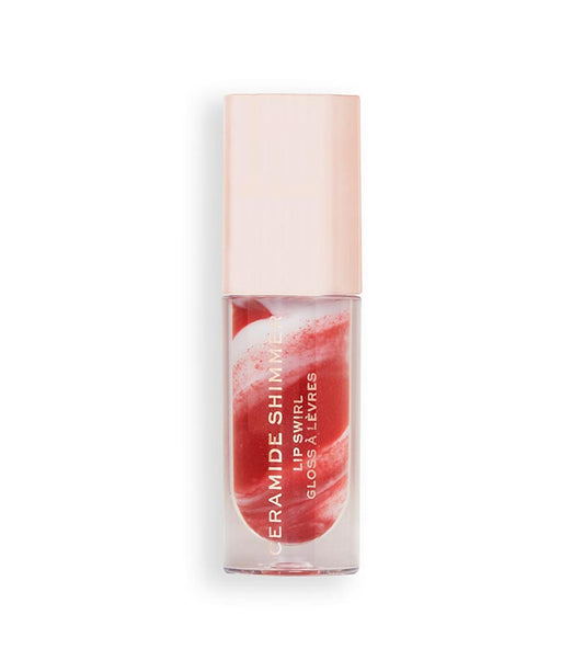 Revolution - Brillo de labios Ceramide Shimmer Lip Swirl - Out out red
