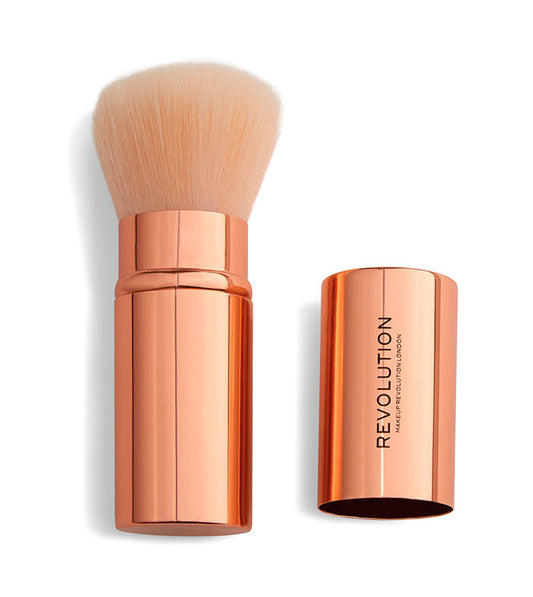 Revolution - Brocha Kabuki retráctil Rose Gold