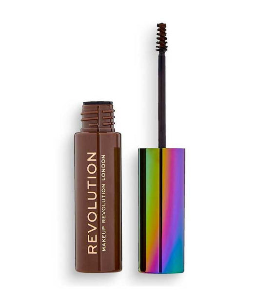 Revolution - *Good vibes* - Gel para cejas High Brow Gel - Medium Brown