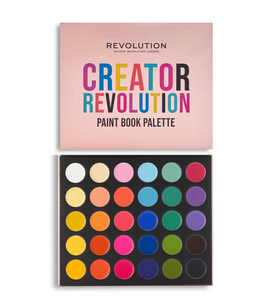 Revolution - *Creator* - Paleta de sombras en crema para rostro y cuerpo Face Paint Book