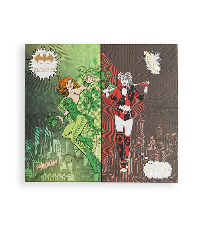 Revolution - *DC Poison Ivy & Harley Quinn* - Paleta de sombras  Sirens of Gotham Comic