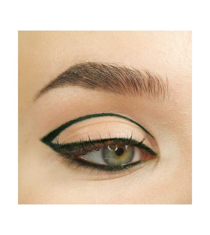 Revolution - Delineador de ojos Felt & Kohl Precision Dual Liner - Green