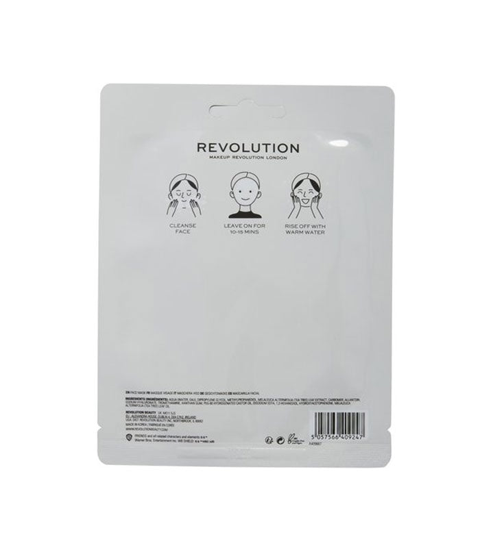 Revolution - *Friends X Revolution* - Mascarilla facial de tejido con árbol de té - Ross