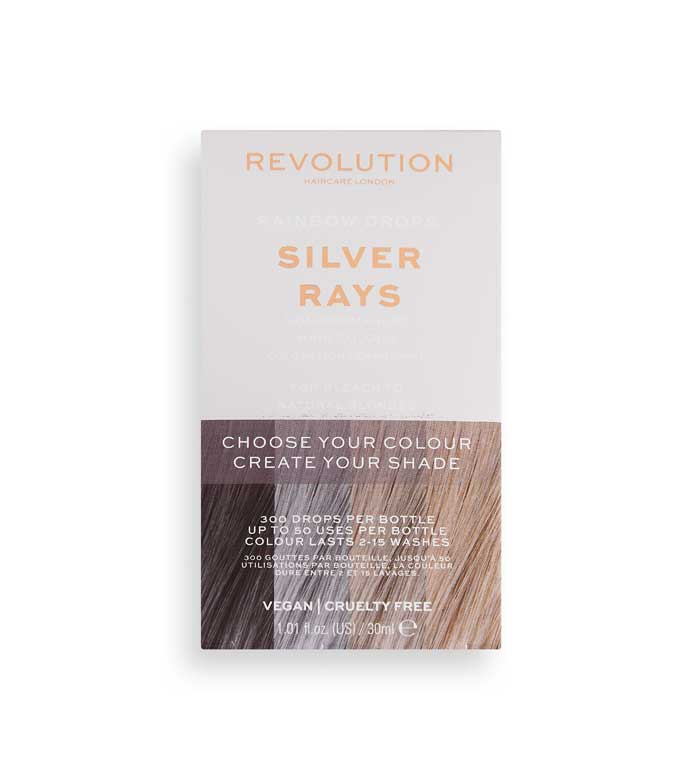 Revolution Haircare - Coloración temporal Rainbow Drops - Silver Rays