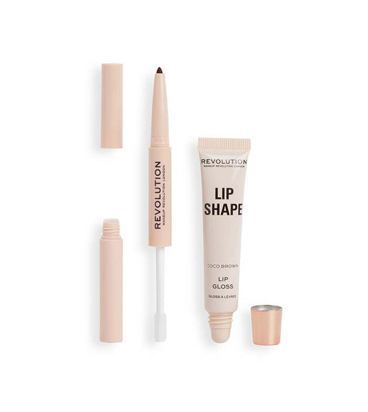 Revolution - Set de labios Lip Shape - Coco Brown