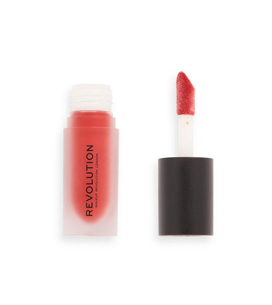 Revolution - Labial líquido Matte Bomb - Lure Red
