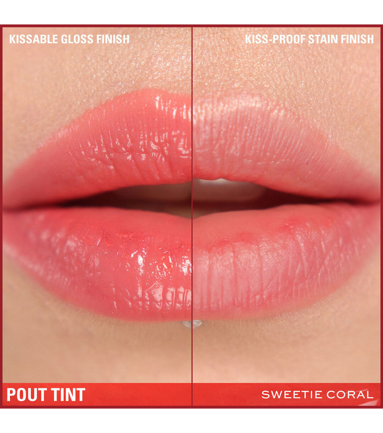 Revolution - Labial líquido Pout Tint - Sweetie Coral