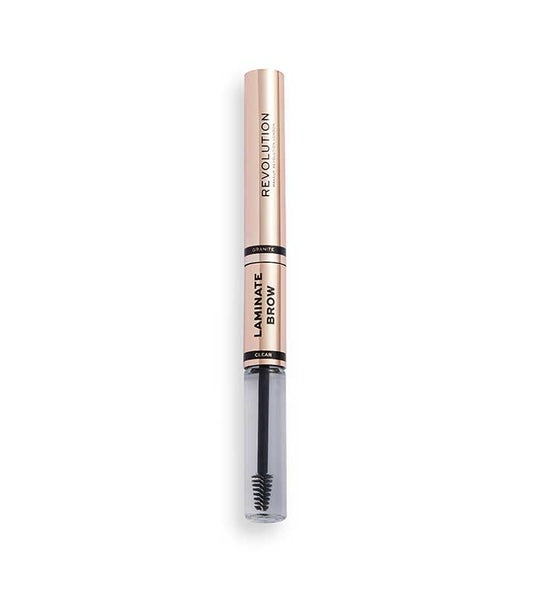 Revolution - Lápiz y gel para cejas Laminate Brow - Granite