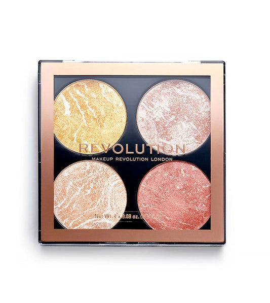 Revolution - Paleta de iluminadores y bronceadores Cheek Kit - Make it count