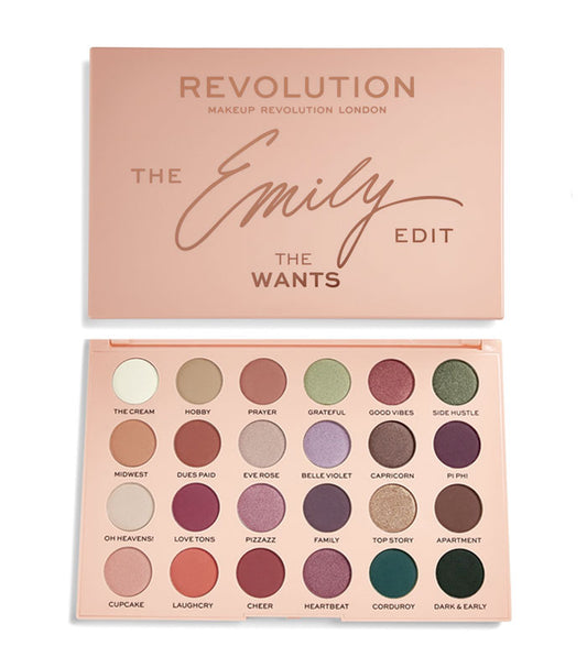 Revolution - Paleta de sombras The Emily Edit - The Wants