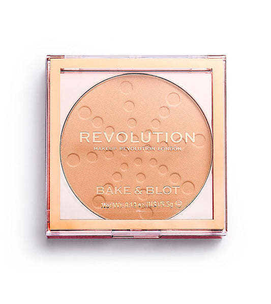 Revolution - Polvos Compactos Bake & Blot - Beige