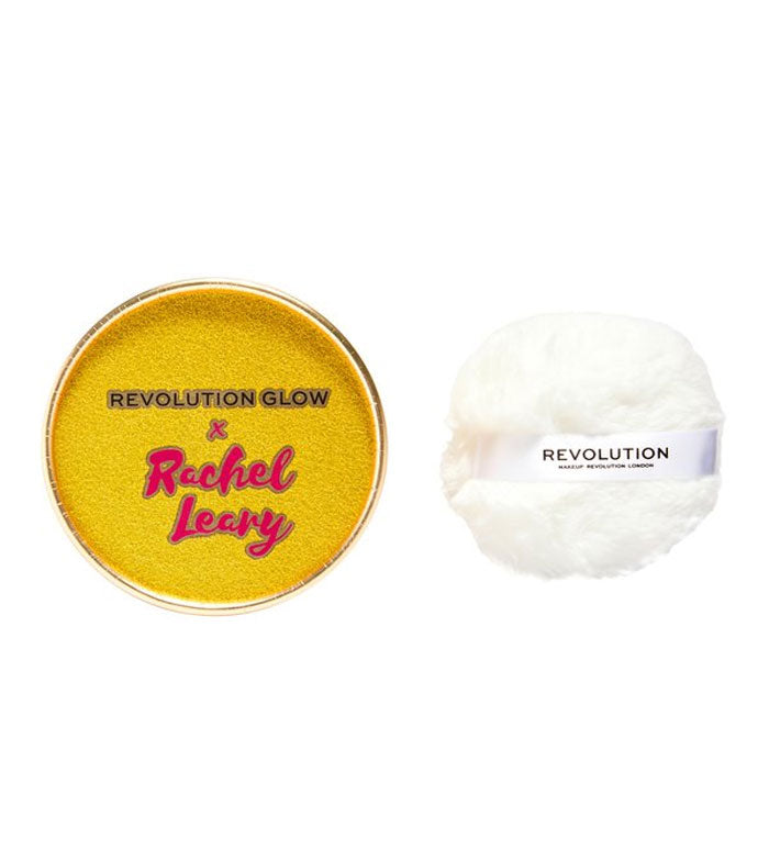 Revolution - Polvos sueltos iluminadores  X Rachel Leary - Shimmer Puff