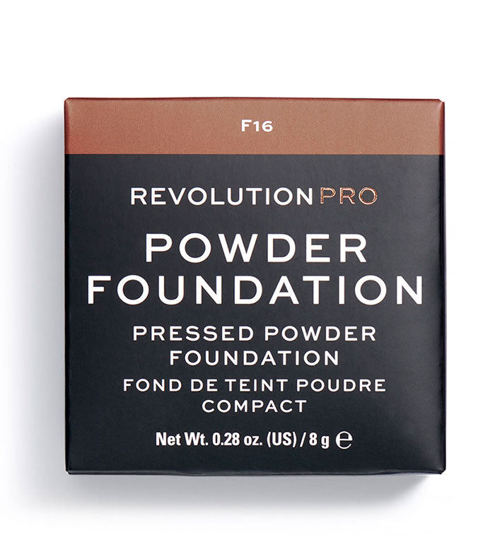 Revolution Pro - Base de maquillaje en polvo Pro Powder Foundation - F16