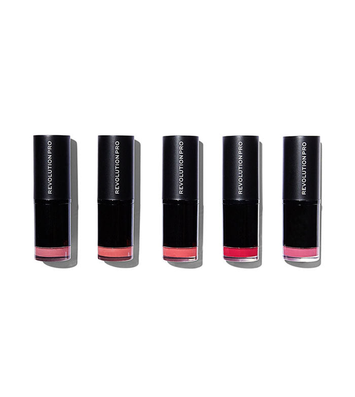 Revolution Pro - Colección de 5 Barra de labios - Pinks