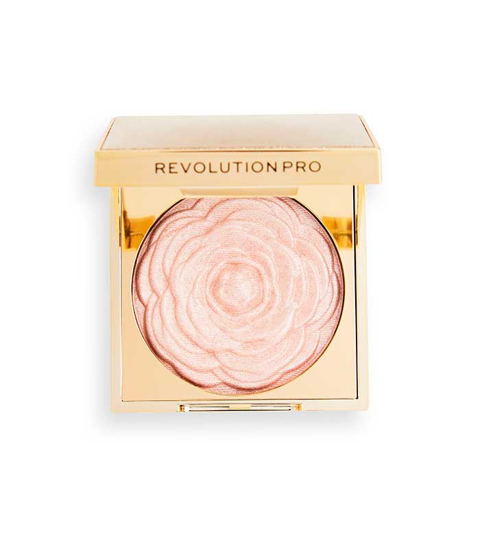 Revolution Pro - Iluminador en polvo Lustre Highlighter - White Rose