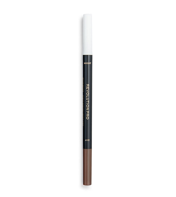 Revolution Pro - Lápiz y sérum para cejas 24Hr Brow - Warm Brown