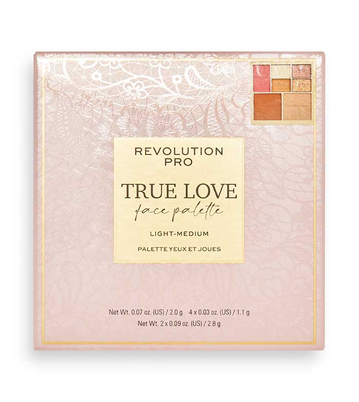 Revolution Pro - Paleta de rostro True Love - Light-Medium