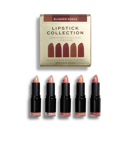 Revolution Pro - Set de barras de labios Lipstick Collection - Blushed Nudes