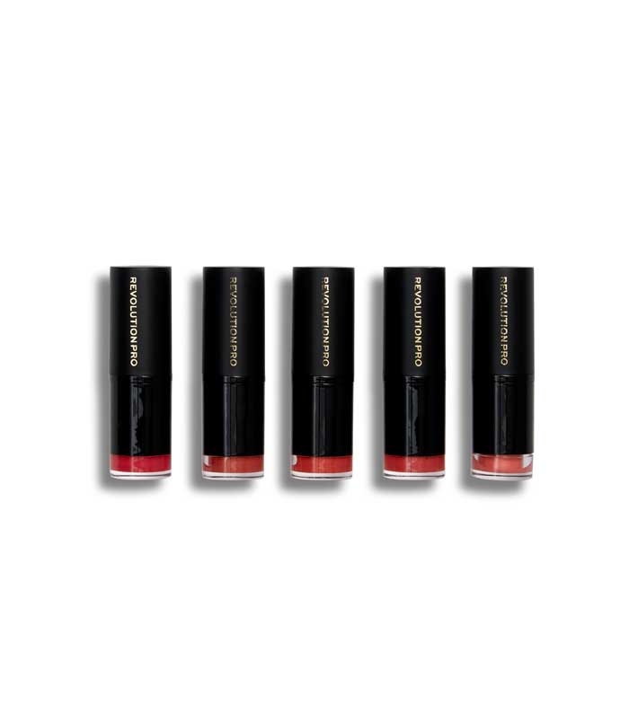 Revolution Pro - Set de barras de labios Lipstick Collection - Corals