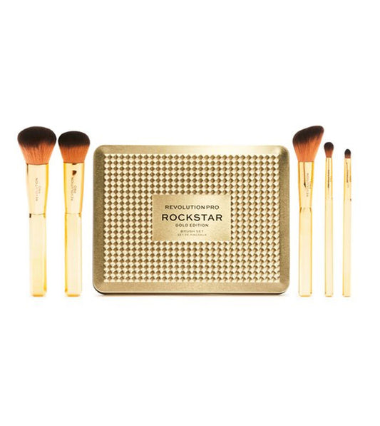 Revolution Pro - Set de brochas Rockstar Gold Edition