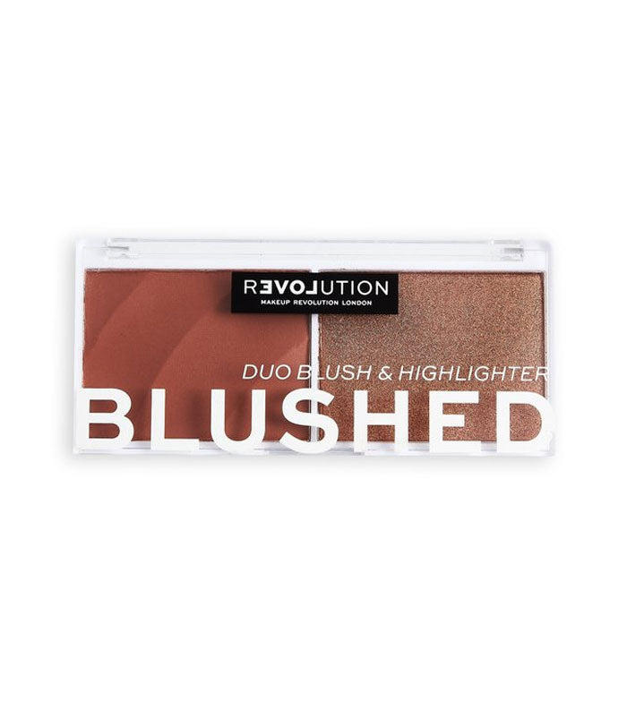 Revolution Relove - Dúo colorete e iluminador Colour Play Blushed - Baby