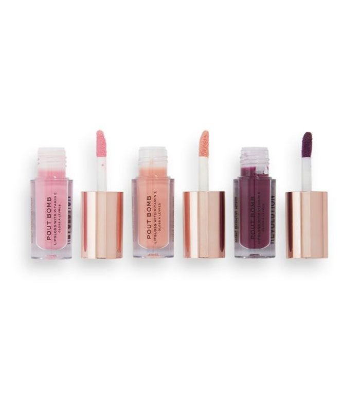 Revolution - Set de brillos de labios Sweet Candy Mini Pout Bomb