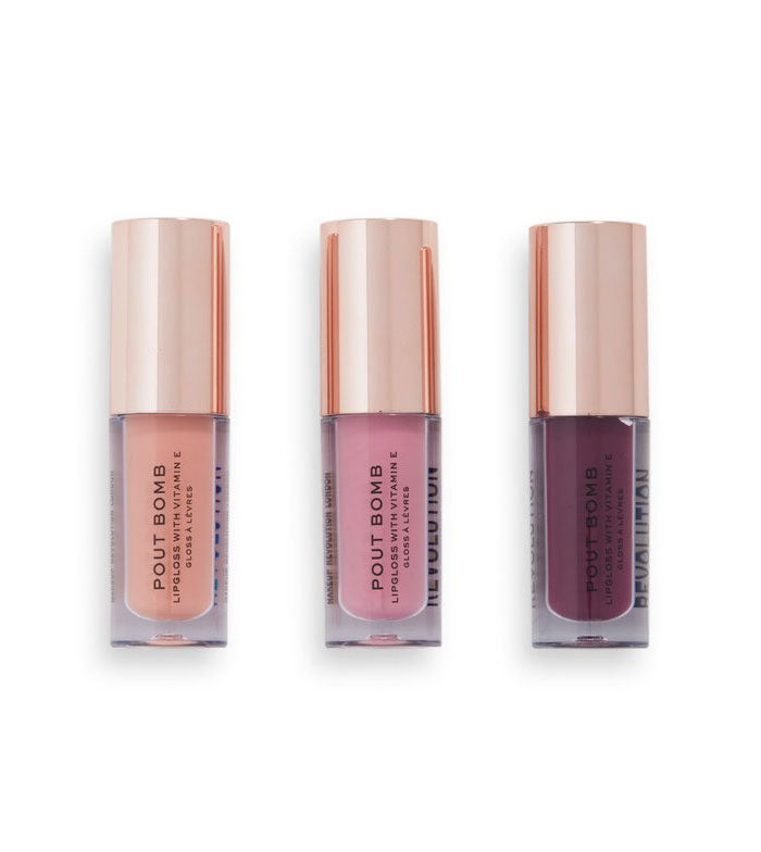 Revolution - Set de brillos de labios Sweet Candy Mini Pout Bomb