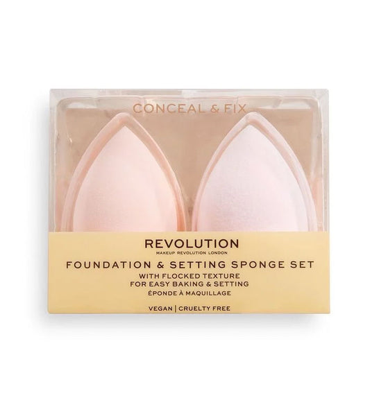 Revolution - Set de esponjas de maquillaje Conceal & Fix