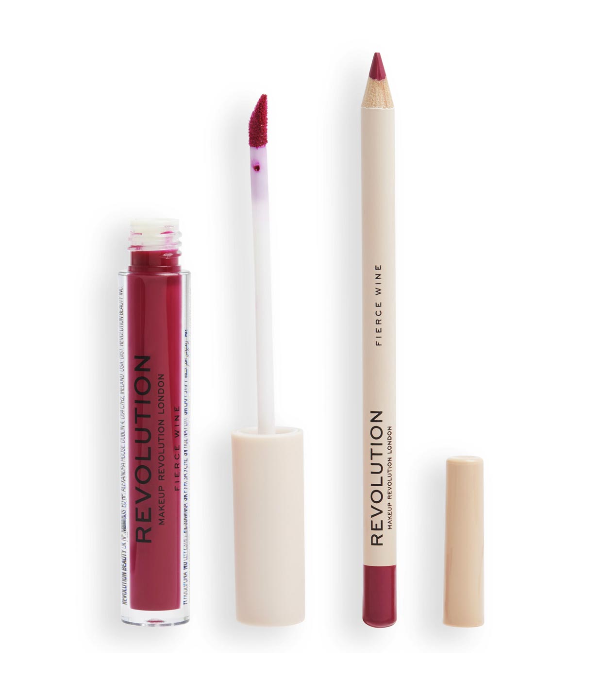 Revolution - Set de labios Lip Contour - Fierce Wine