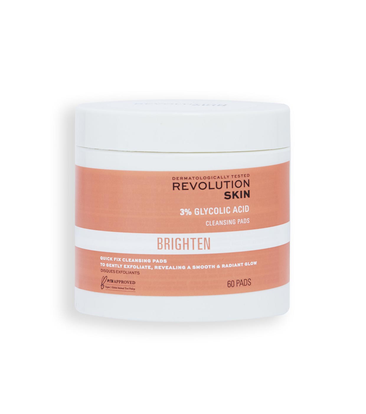 Revolution Skincare - *Brighten* - Discos limpiadores con 3% ácido glicólico