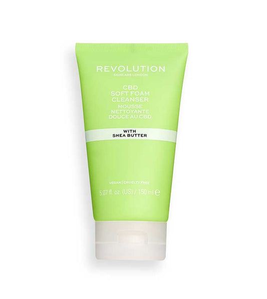 Revolution Skincare - Limpiador en espuma suave de CBD