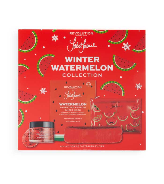 Revolution Skincare - Set de regalo Jake-Jamie Winter Watermelon Collection