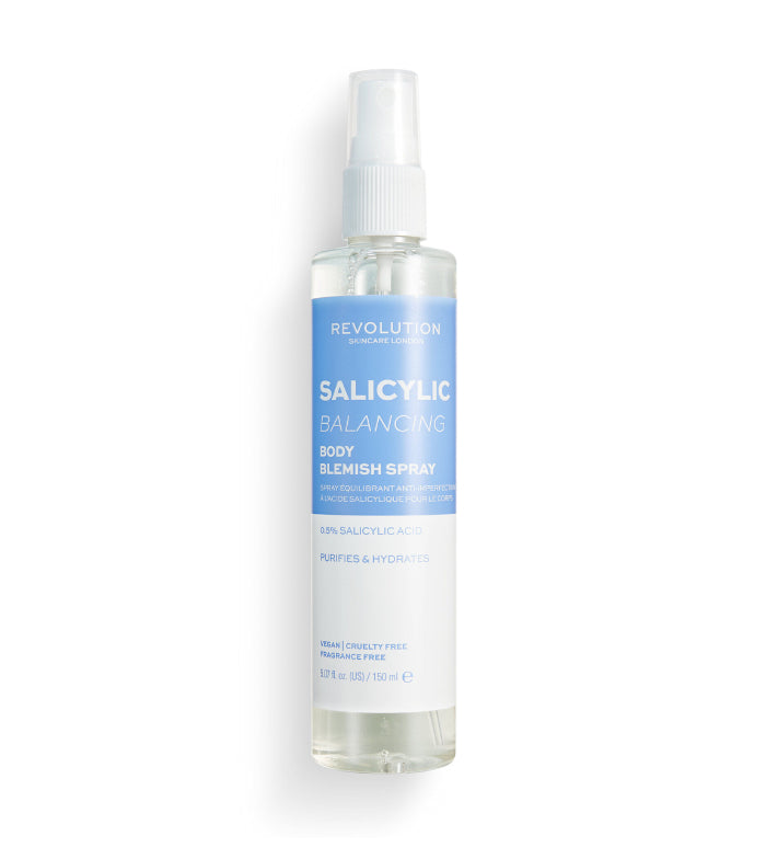 Revolution Skincare - Spray equilibrante para cuerpo con Ácido Salicílico Salicylic Balancing