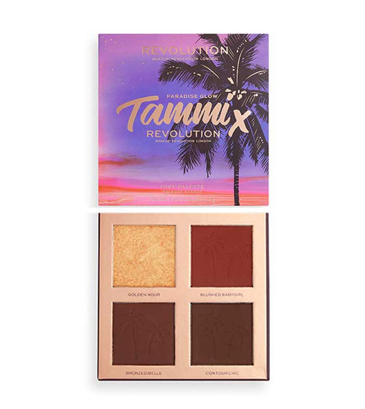 Revolution - *Tropical Twilight Collection* - Paleta de rosro X Tammi -  Golden Hour