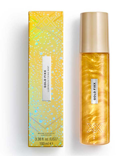 XX Revolution - *MetaliXX* - Spray fijador de maquillaje Gold FiXX
